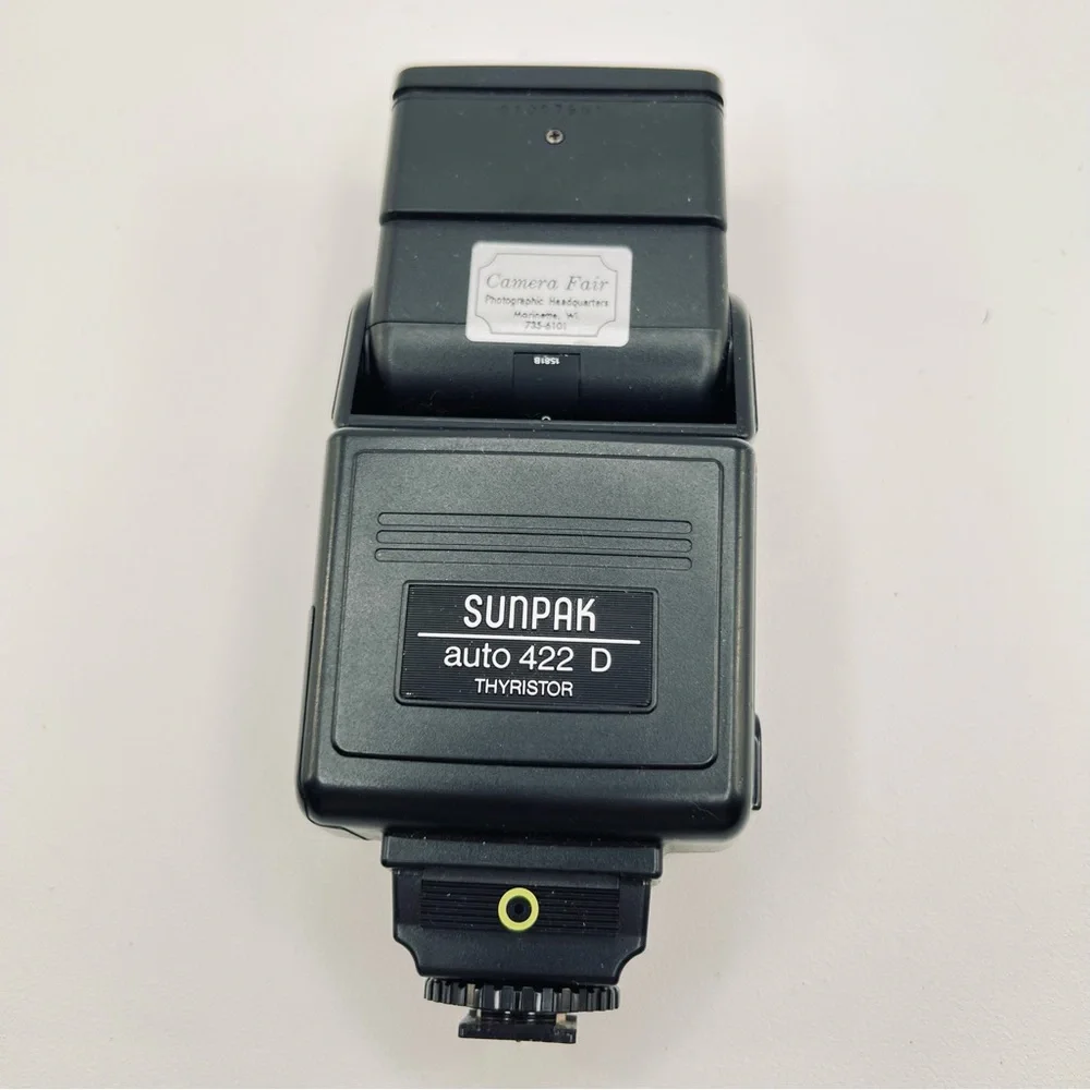 Sunpak Auto 422 D Thyristor CA-1D Speedlight Flash forCanon Hot Shoe Mount Japan
